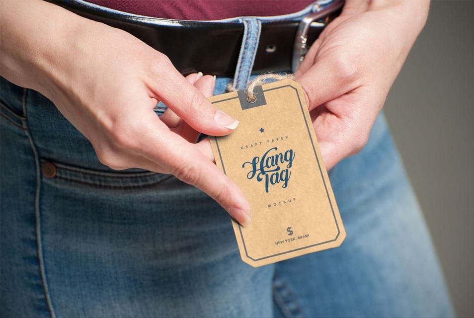 Free Hand Holding Kraft Paper Hang Tag Mockup PSD 2 Free Hand Holding Kraft Paper Hang Tag Mockup PSD