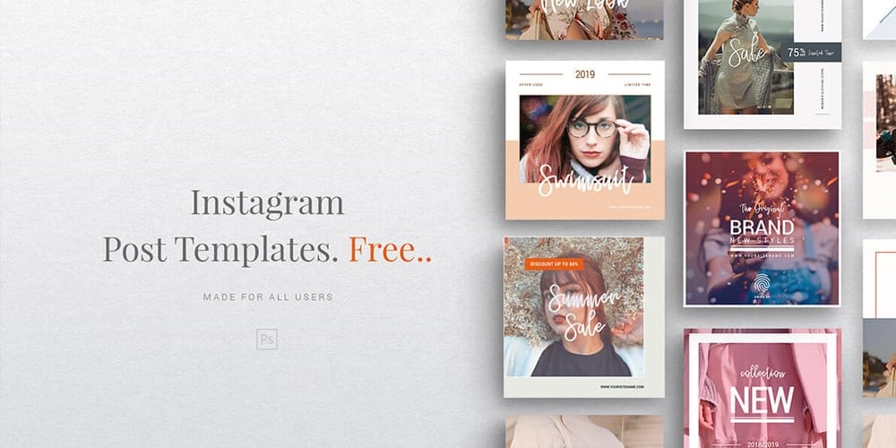 100+ Best Instagram Post Templates to Gain More Followers 244 Instagram Fashion Post Template PSD