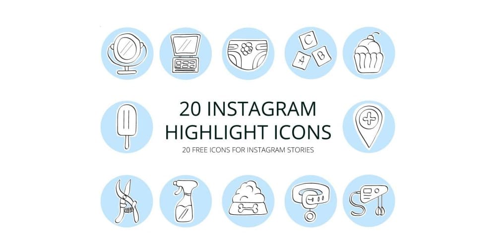 Best Free Icon Sets 2024 437 Instagram Highlight Icons