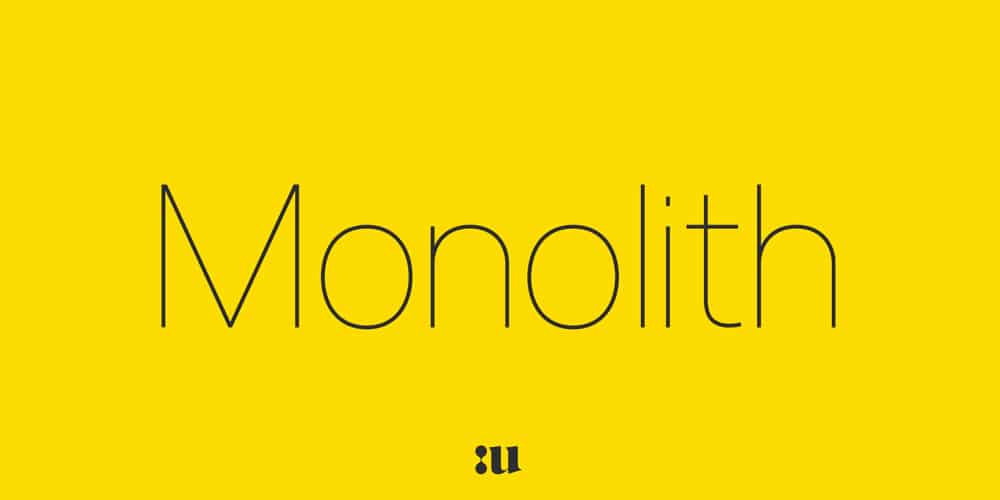 200+ Great Free Fonts for Designers 533 Monolith Sans