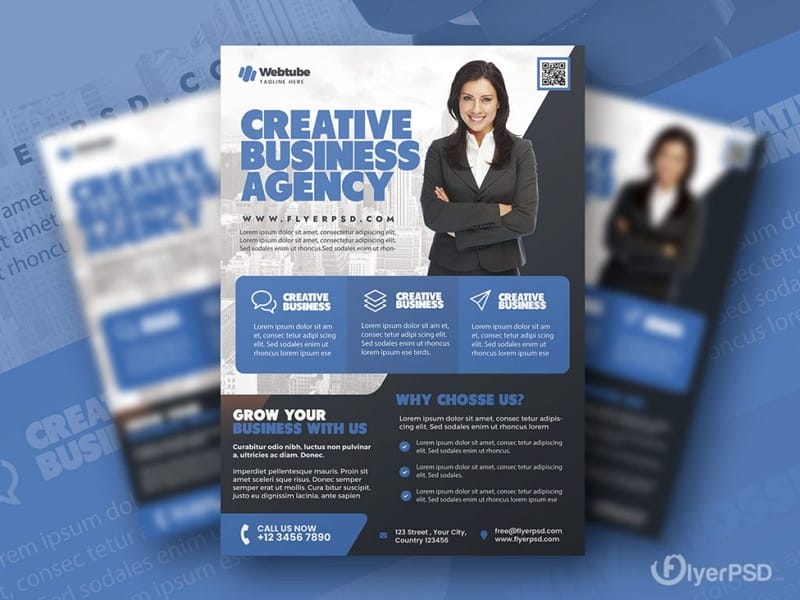 Best Free Flyer Templates 93 Professional Corporate Flyer PSD