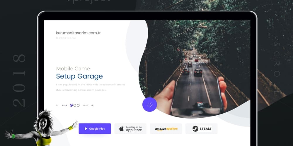 Best Free Web Templates 2023 5 Startup Onepage Web Template PSD