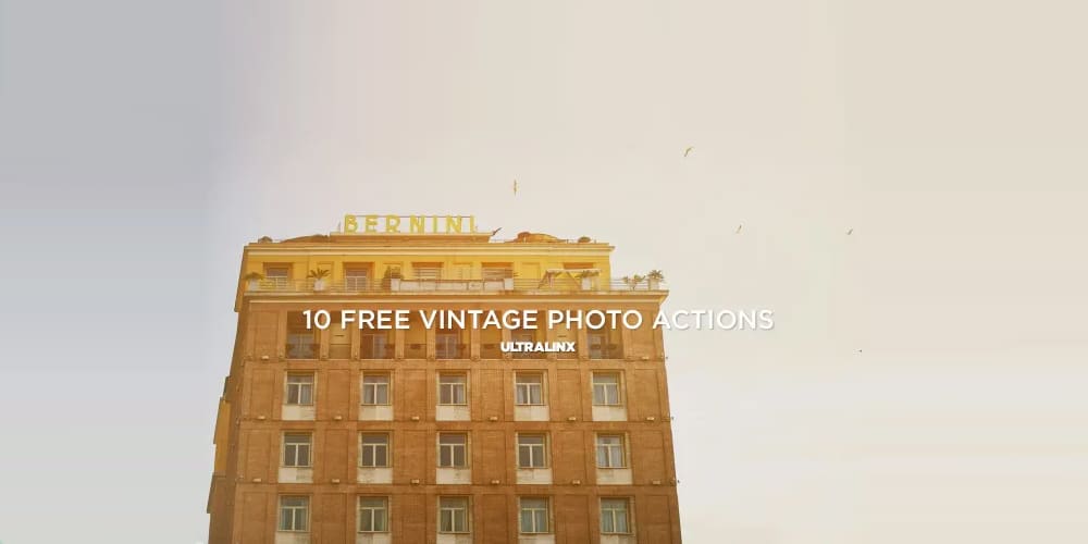 Latest Free Photoshop Actions 144 Vintage Photography Actions