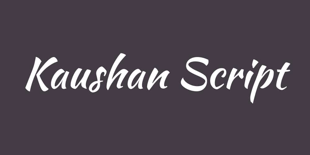 250 + Free Modern Script Fonts for Designers 428 kaushan script