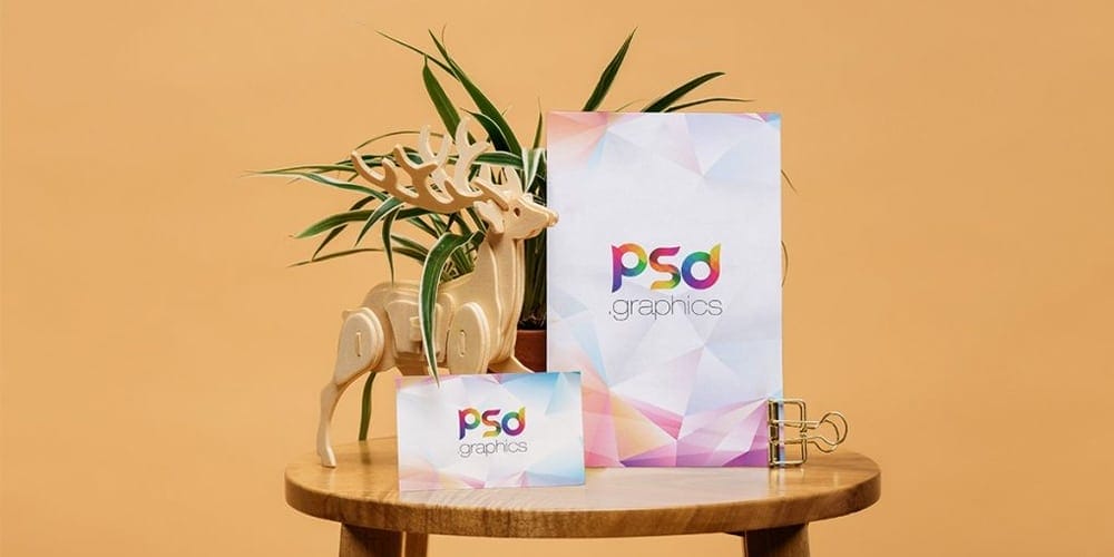 100+ Free Business Card Mockups PSD 217 A4 Size Paper and Business Card Mockup