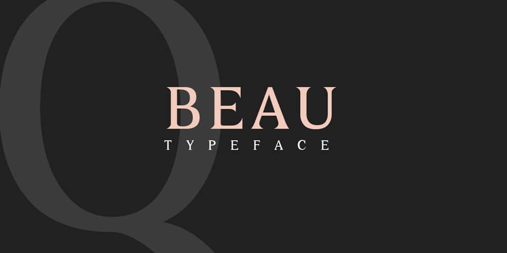 200+ Great Free Fonts for Designers 133 Beau Font