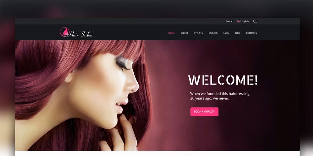 Best Free Web Templates 2023 332 Beauty Salon Website Template