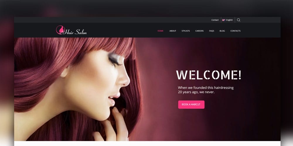 Beauty Salon Website Template