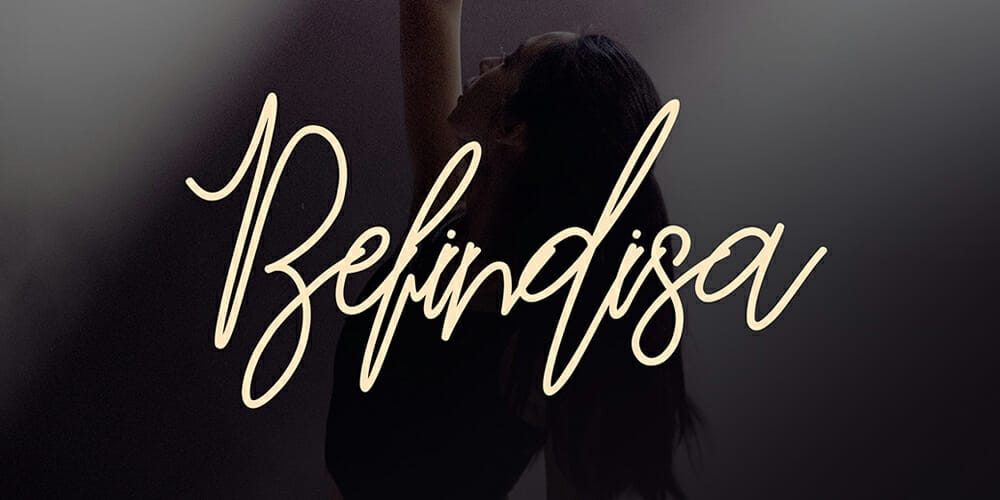 Amazing Free Signature Fonts 35 Befindisa Script