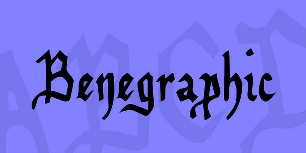 Free Calligraphy Fonts 119 Benegraphic Font