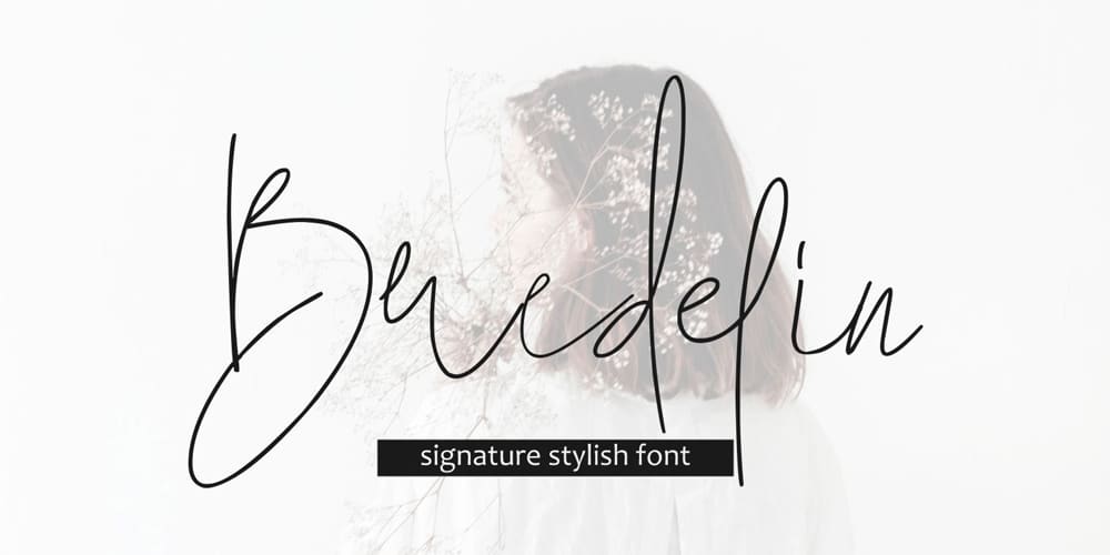 Amazing Free Signature Fonts 55 Bredelin Signature Font