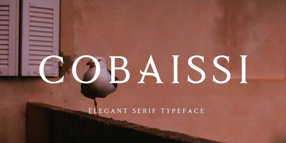 200+ Great Free Fonts for Designers 111 Cobaissi Serif Typeface
