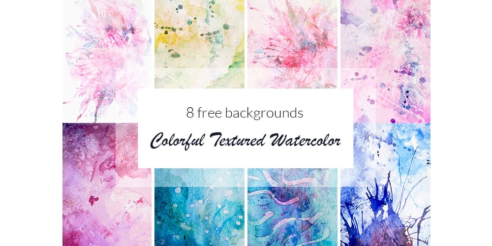 The Ultimate Free Watercolor Textures 38 Colorful Textured Watercolor Backgrounds