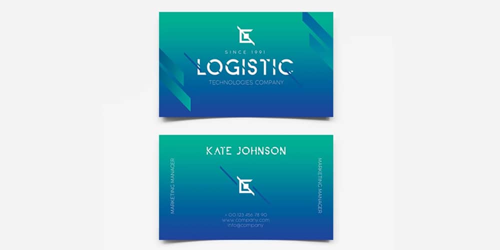 100+ Free Business Cards PSD 417 Company Business Card Template