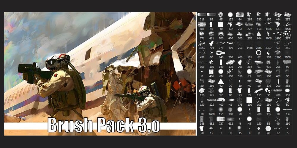 Collection of Best Photoshop Brushes 290 Digital Painting Brushes