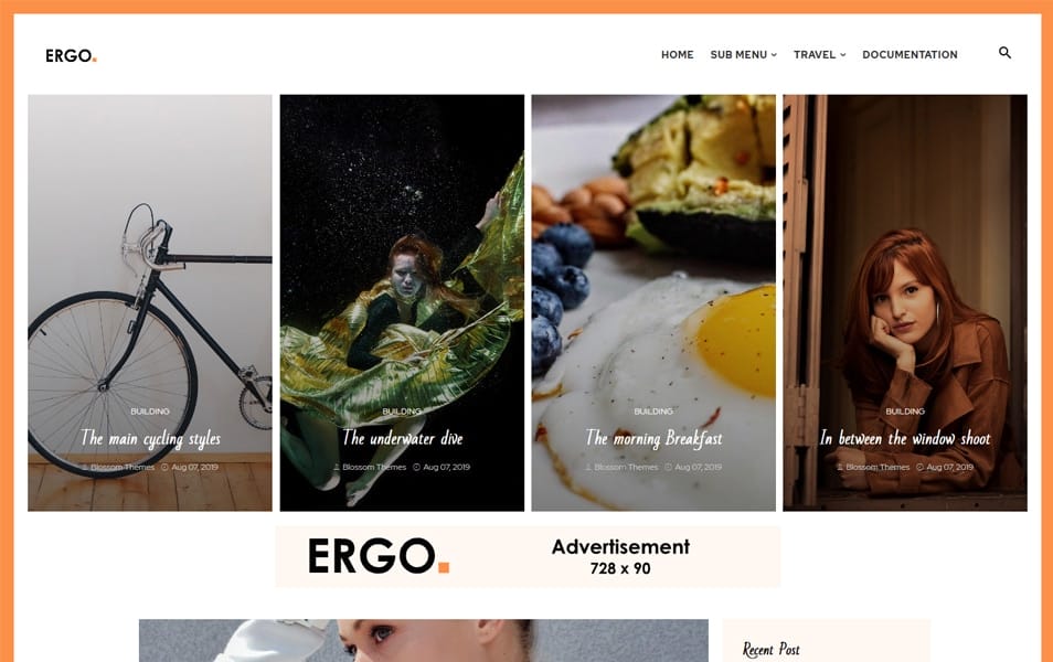 Ergo Responsive Blogger Theme