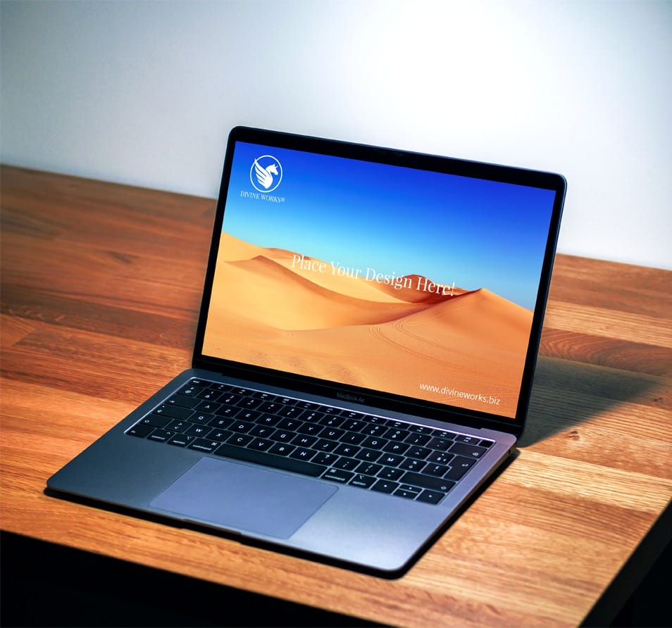 Free Mackbook Air Mockup PSD 2 Free Mackbook Air Mockup PSD