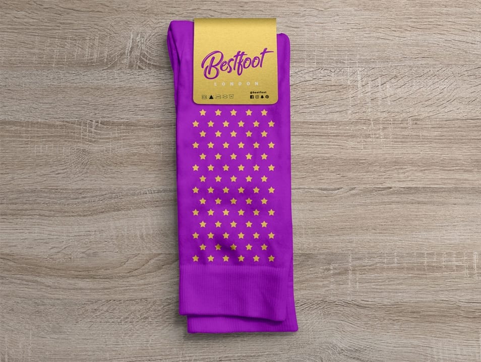 Free Pair of Socks Mockup PSD 2 Free Pair of Socks Mockup PSD