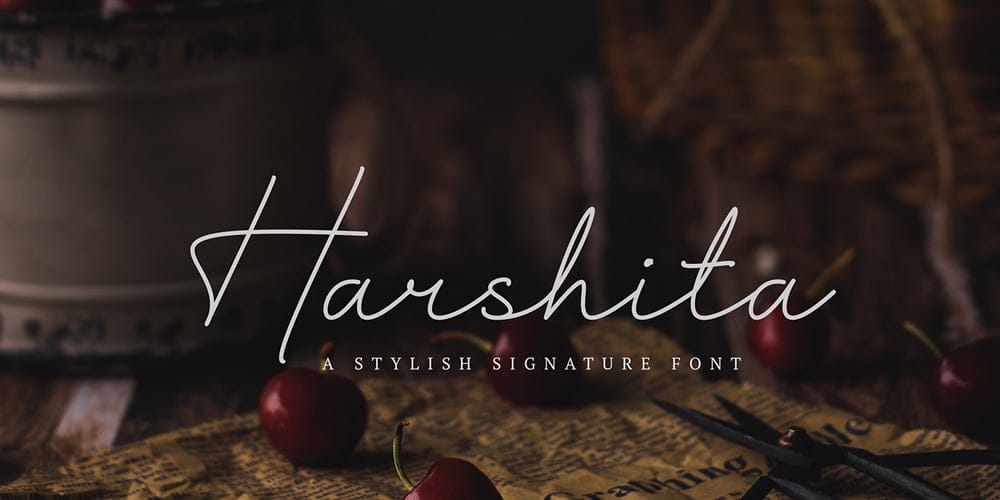 Amazing Free Signature Fonts 38 Harshita Singnature Font
