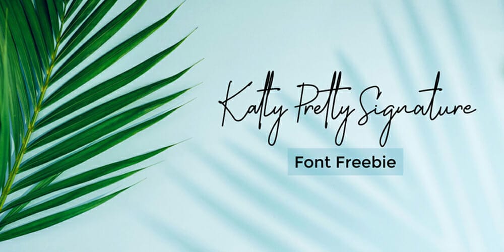 Amazing Free Signature Fonts 93 Katty Pretty Signature Font
