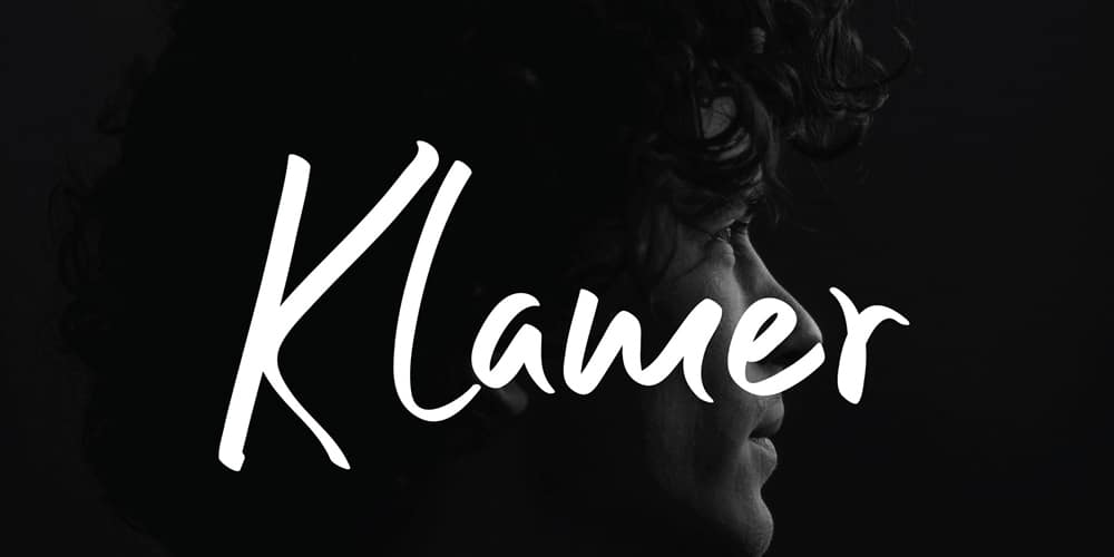 Amazing Free Signature Fonts 67 Klamer Font
