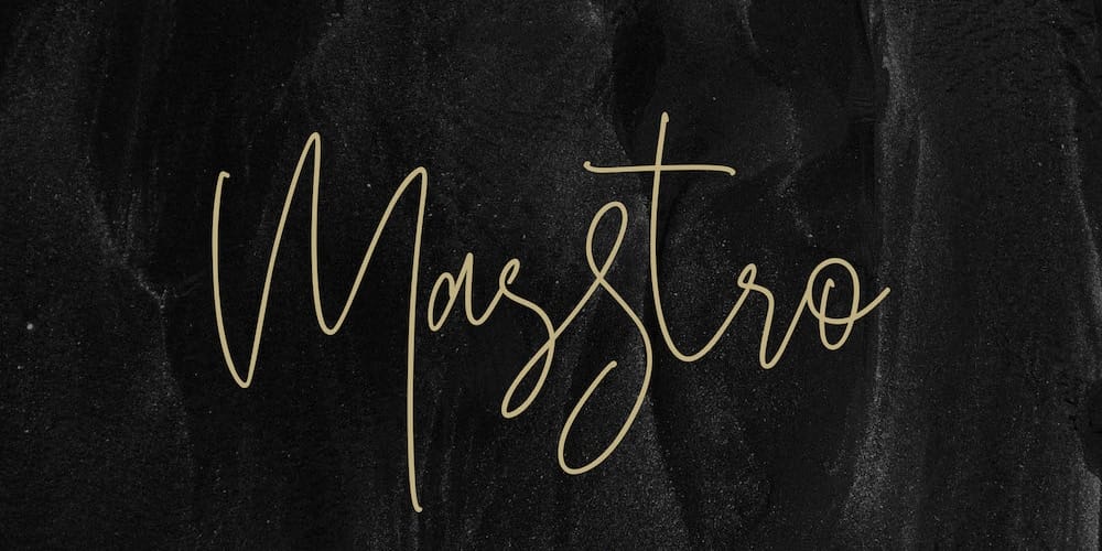 Amazing Free Signature Fonts 51 Masstro Signature Font
