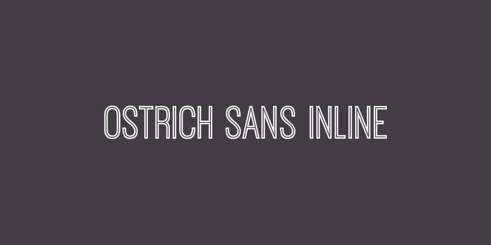 Ostrich Sans Inline