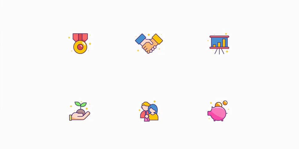 Random Icons Vector