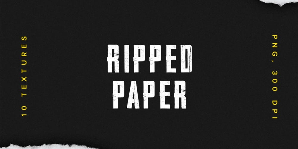 Ripped Paper Texture Set