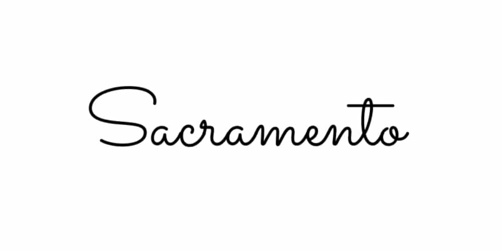 Free Calligraphy Fonts 115 Sacramento Font