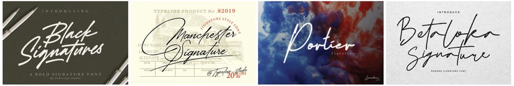 Amazing Free Signature Fonts 2 Amazing Free Signature Fonts 2