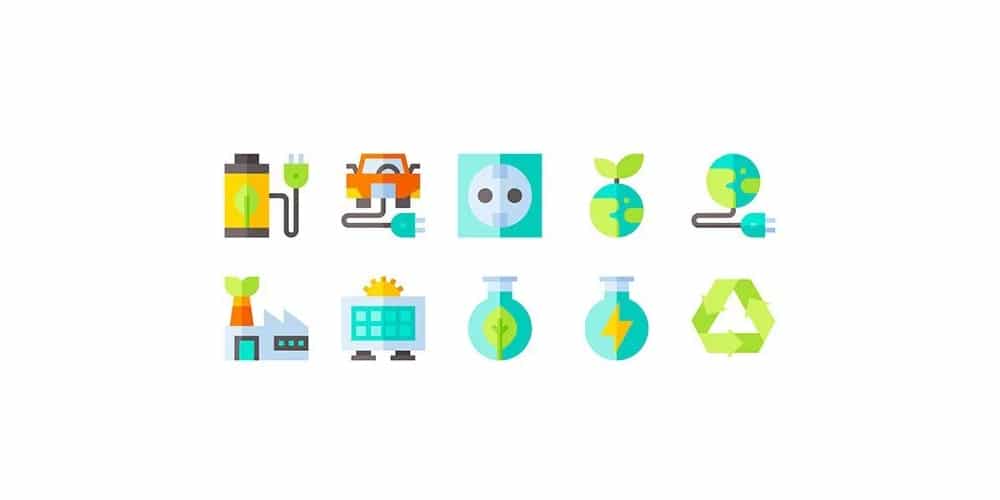 Latest Collection of Free SVG Icons & Illustrations 218 Sustainable Energy Icons