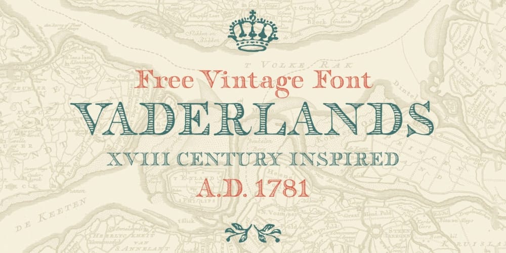 200+ Great Free Fonts for Designers 573 Vaderlands Vintage Font