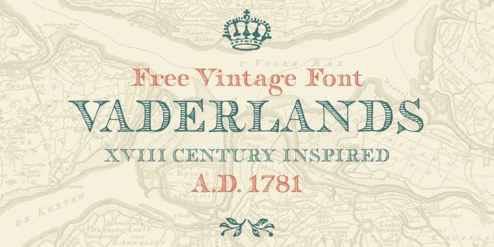 Vaderlands Vintage Font