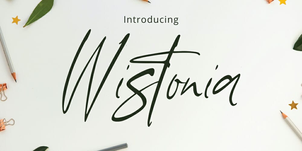 Amazing Free Signature Fonts 82 Wistonia Signature