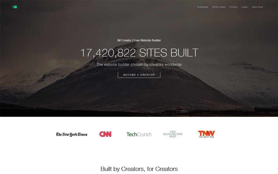 25+ Best Portfolio Website Builders 2021 8 IM Creator