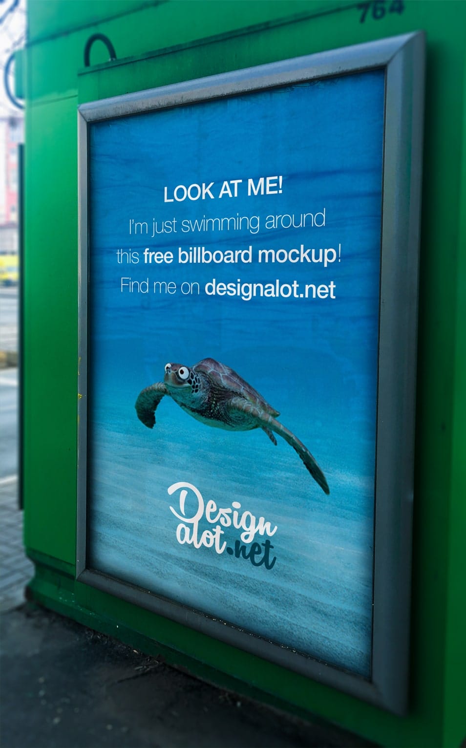 Newsstand Advertising Space Mockup 2 Newsstand Advertising Space Mockup