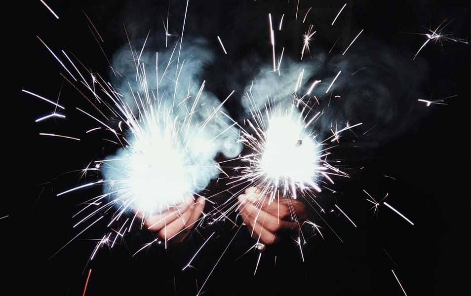 50+ Collection of Excellent Dark Wallpapers 23 Person Holding Sparklers