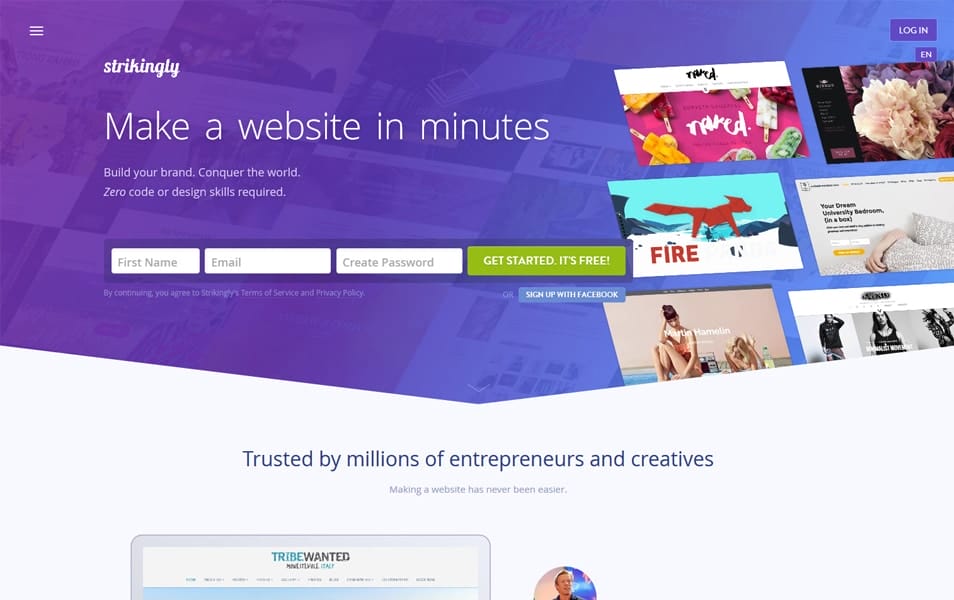 25+ Best Portfolio Website Builders 2021 7 Strikingly