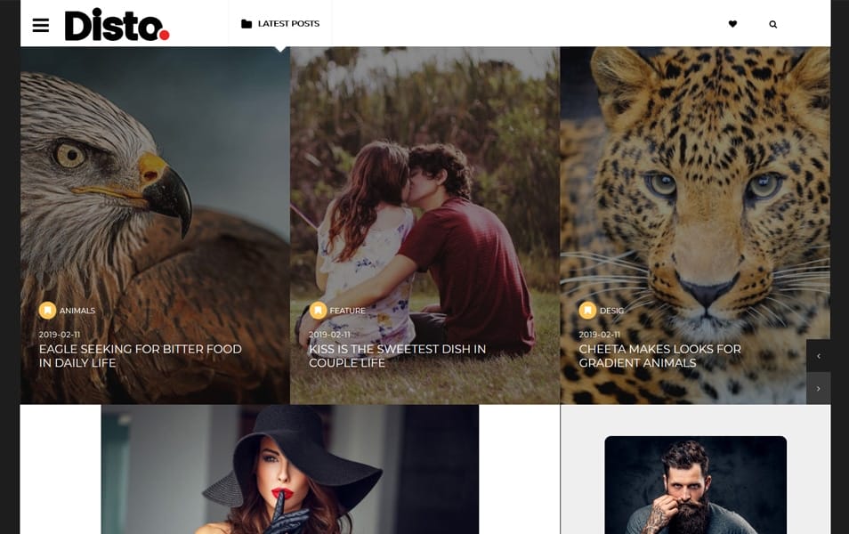 Disto Responsive Blogger Template