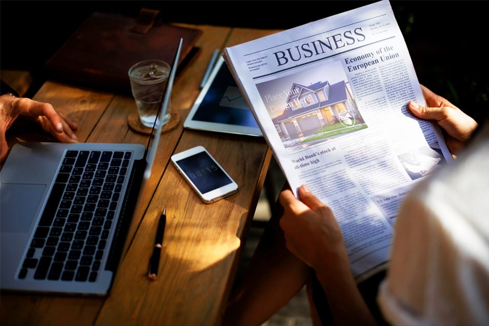 Free Newspaper Ad Mockup 2 Free Newspaper Ad Mockup