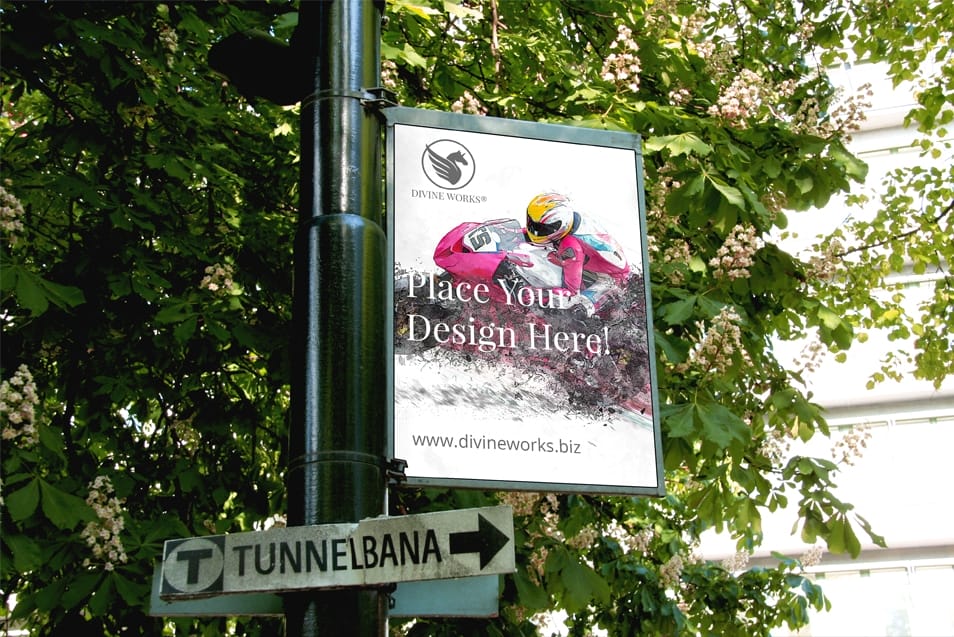 Free Street Sign Mockup 2 Free Street Sign Mockup