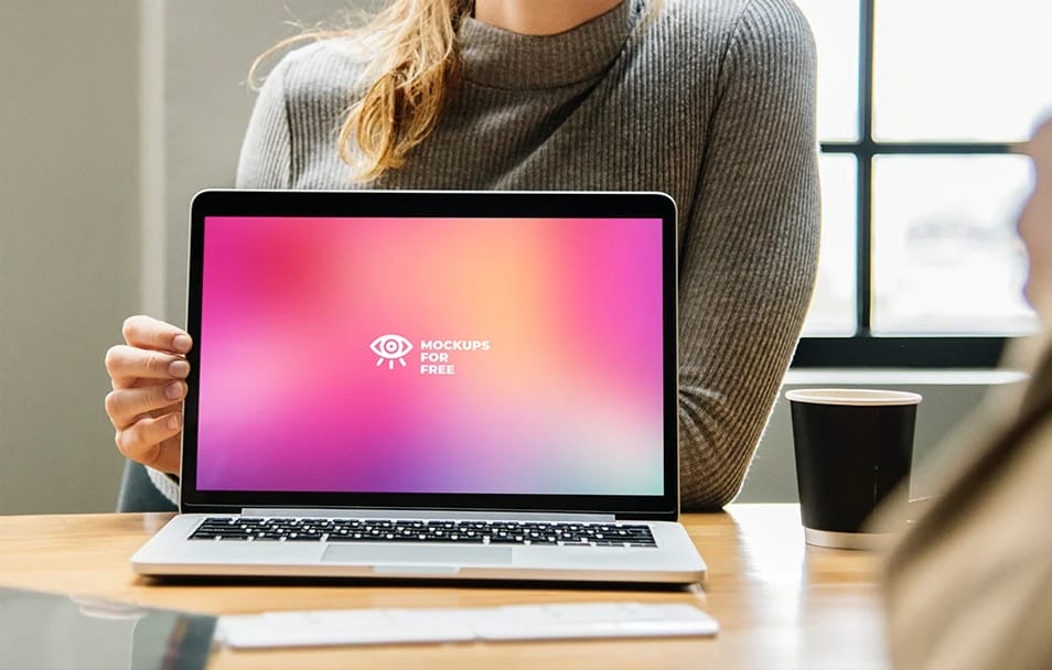 Mac Book Creative Work Space Free Mockup 2 Mac Book Creative Work Space Free Mockup