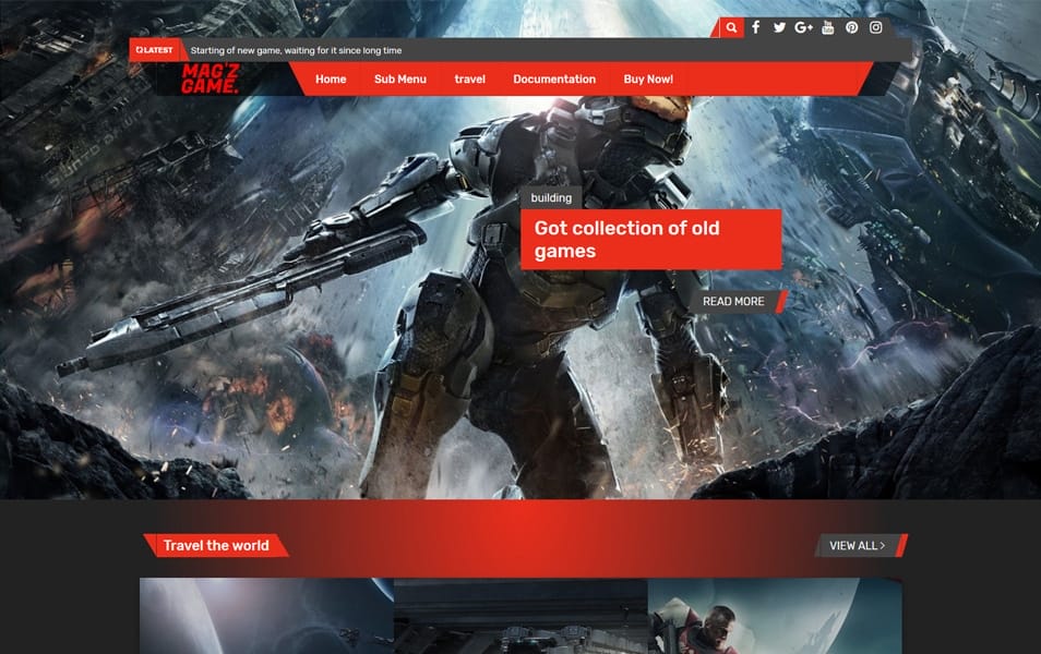 300+ Best Free Responsive Blogger Templates 2025 341 MagZ Responsive Blogger Template