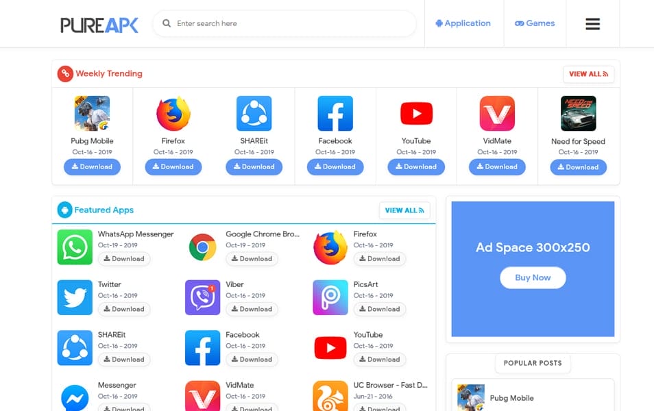 300+ Best Free Responsive Blogger Templates 2025 379 Pure APK Responsive Blogger Template