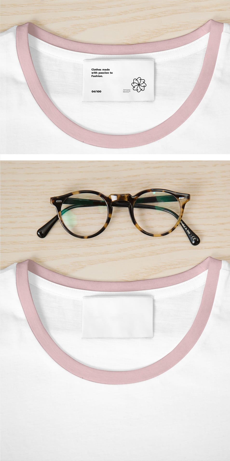 T-Shirt with Label Mockup 2 T-Shirt with Label Mockup