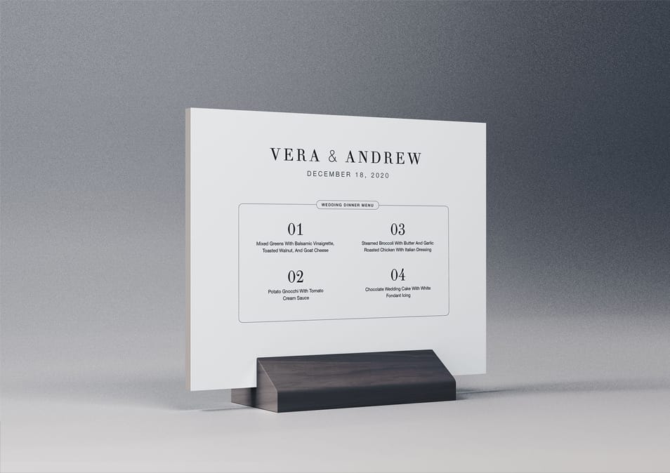 Table Tent Mockup 2 Table Tent Mockup