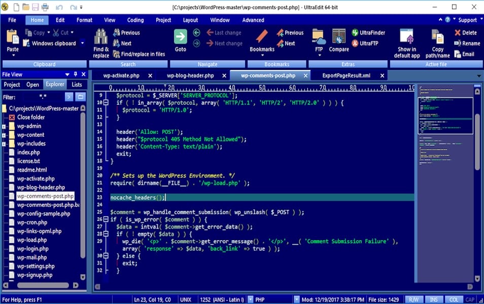 Best Free Code Editors For Developers 6 UltraEdit