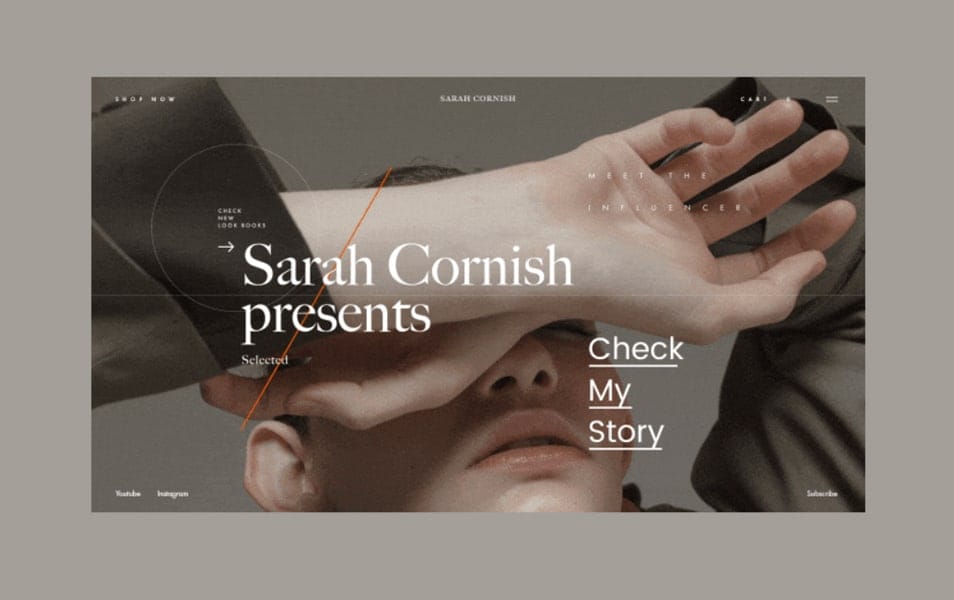 Huge Collection of Free and Premium UI Design Kits 14 Fashion Influencer UI Kit