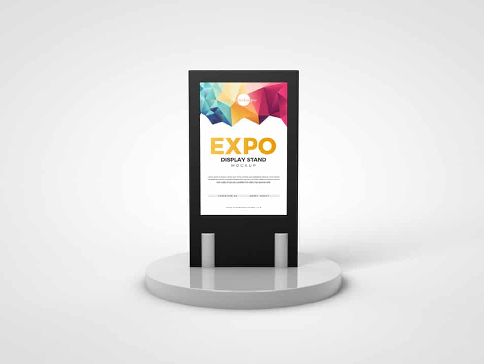 Free Expo Display Stand Mockup 2 Free Expo Display Stand Mockup